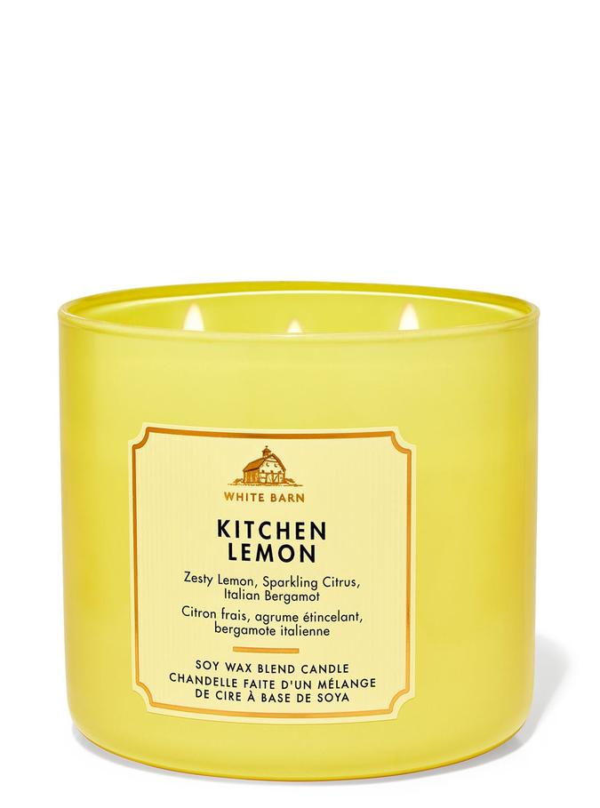 Bath & Body Works Kitchen Lemon 3-Wick Candle, 411 g/ 14.5 oz Buy at Indicrest Image 2