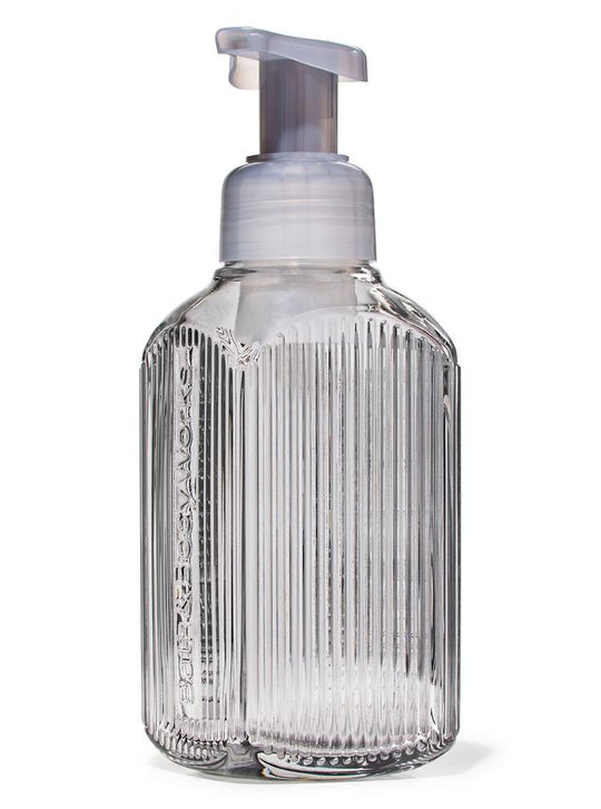 Bath & Body Works Gray Vertical Lines Gentle & Clean Foaming Hand Soap Dispenser, 1 pcs Buy at Indicrest