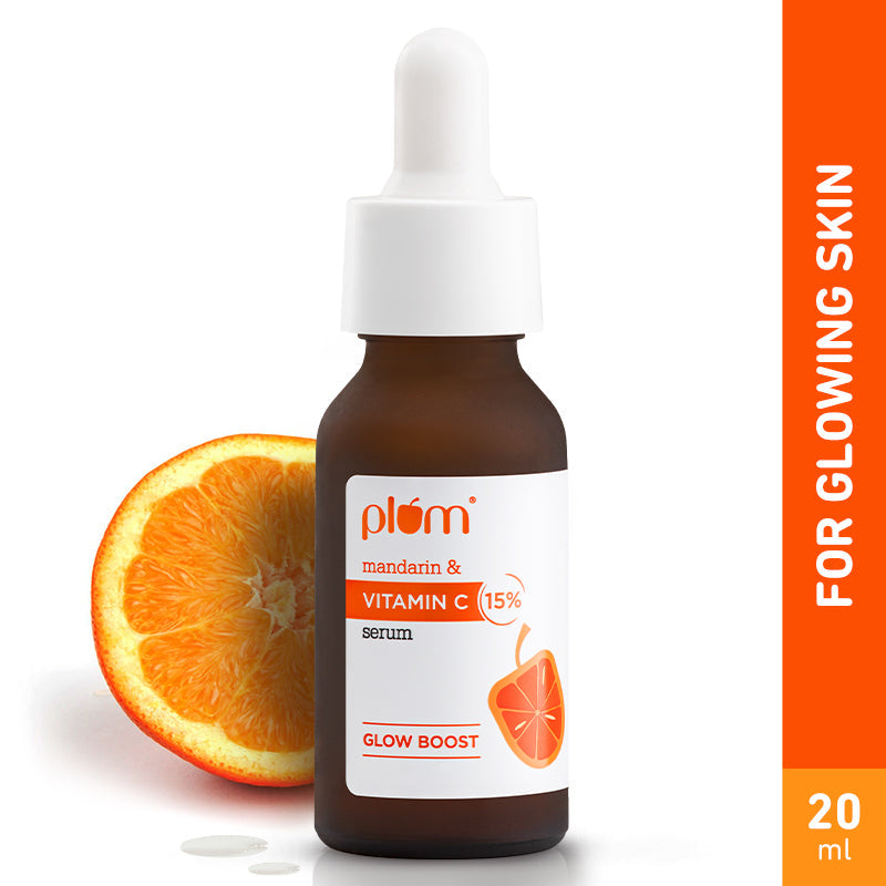 Plum 15% Vitamin C Serum with Mandarin for glowing skin | Boosts Glow & Fades Dark Spots In 2 Weeks | Dermat-Tested, 20ml Buy at Indicrest Image 14