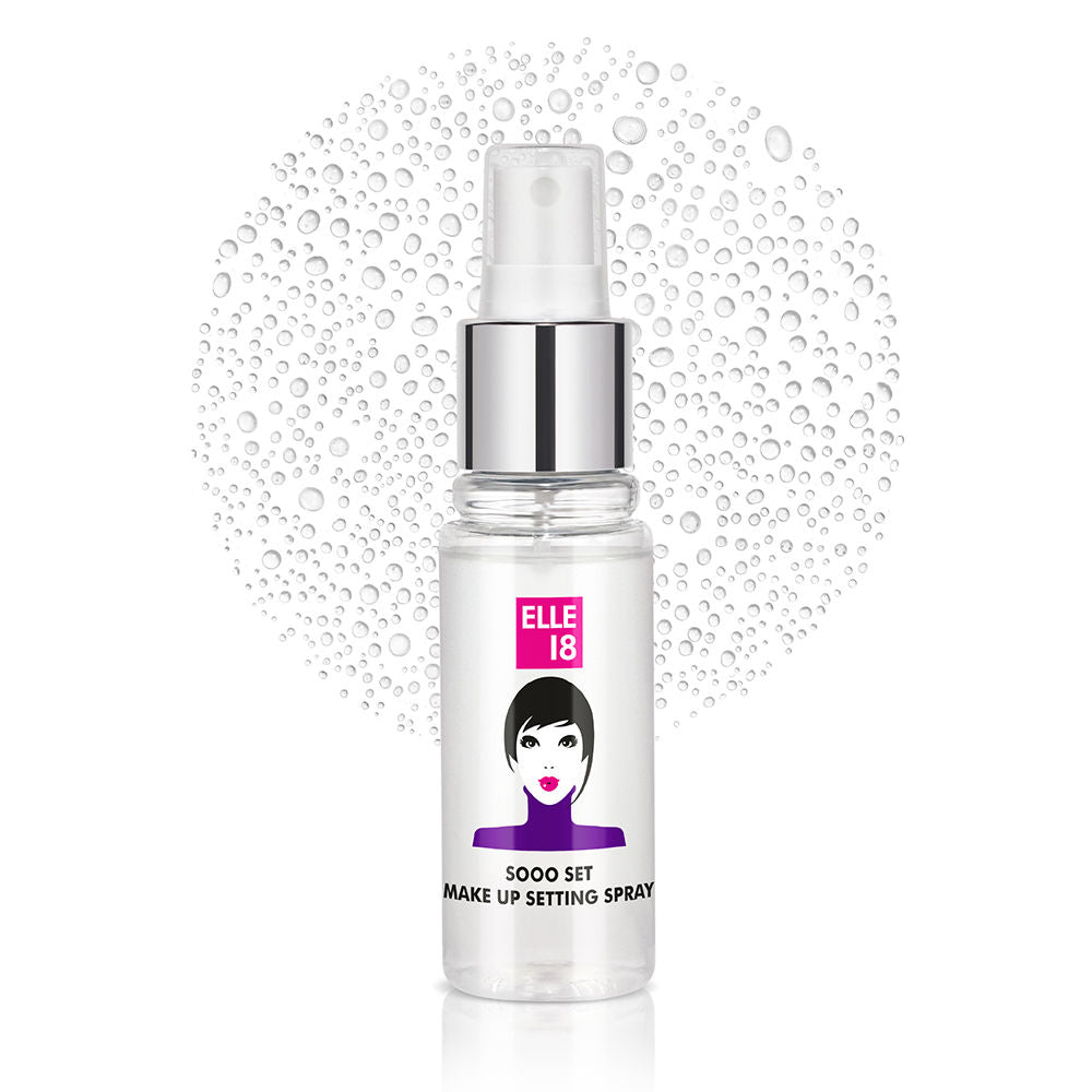 Elle 18 Hydrating Sooo Set Setting Spray With Niacimide For Moisturised Skin, 60ml Buy at Indicrest Image 2