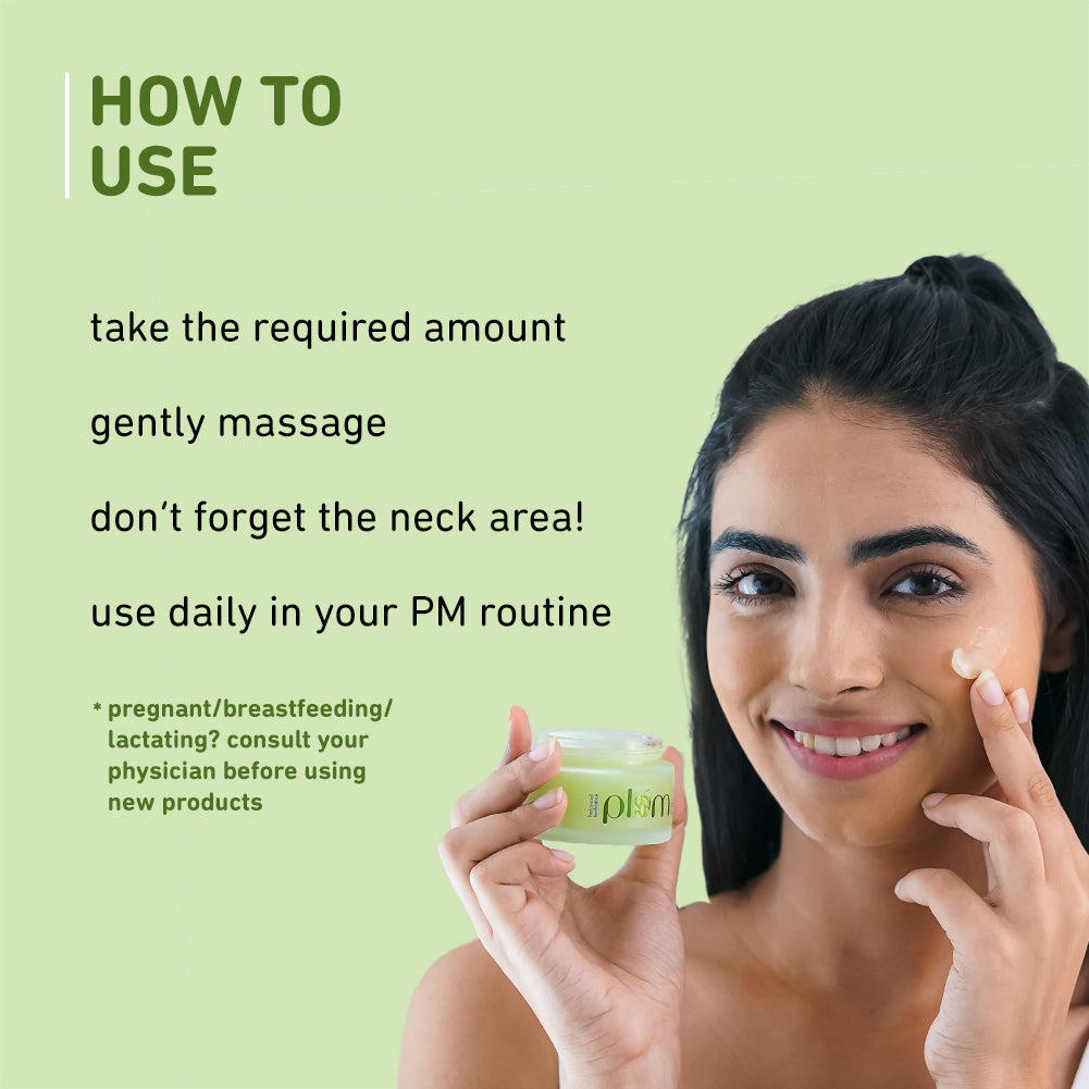 Plum Green Tea Renewed Clarity Night Gel Cream for Oily Skin | Fights Acne| Overnight Hydration |Lightweight & Non-Greasy, 50ml x 2 Buy at Indicrest Image 14