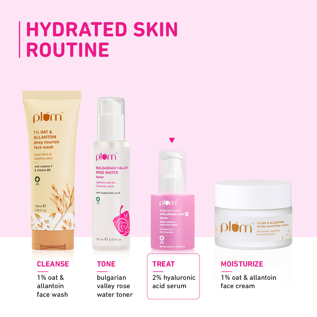 Plum 2% Hyaluronic Acid Serum for Face with Bulgarian Rose | Deeply Hydrates | Calms Inflammation | Plumps-Up Skin, 30ml Buy at Indicrest Image 9