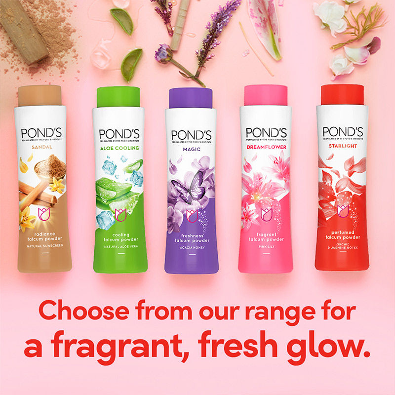 Pond’s Starlight Perfumed Talc Powder Orchid & Jasmin Notes, 100g Buy at Indicrest Image 6
