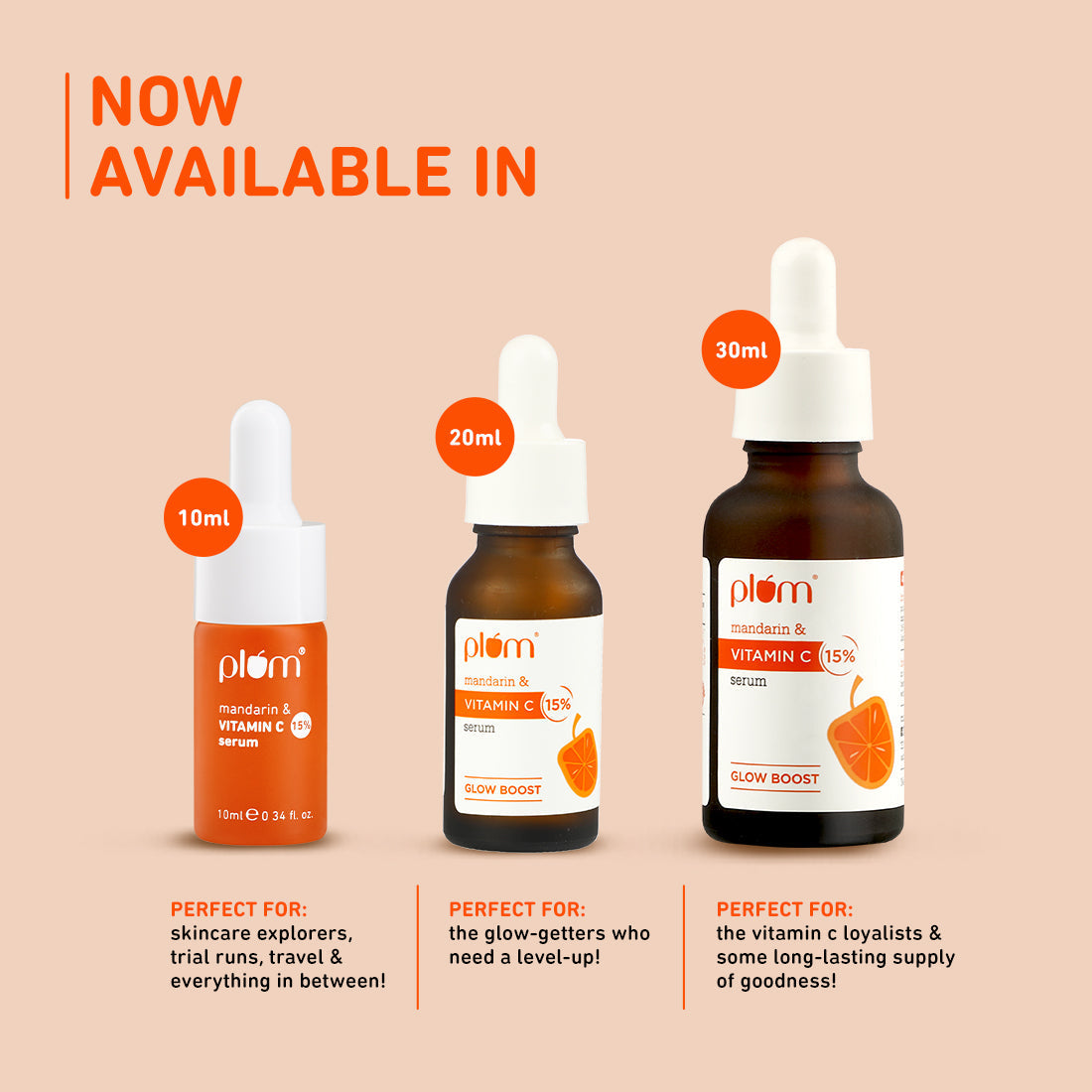 Plum 15% Vitamin C Serum with Mandarin for glowing skin | Boosts Glow & Fades Dark Spots In 2 Weeks | Dermat-Tested, 30ml Buy at Indicrest Image 11