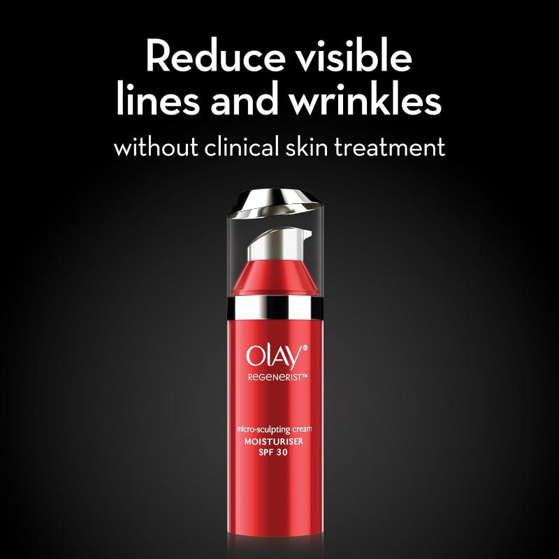Olay Regenerist Micro Sculpting Cream Moisturizer With SPF 30 With Hyaluronic Acid & Niacimide, 50g Buy at Indicrest Image 8
