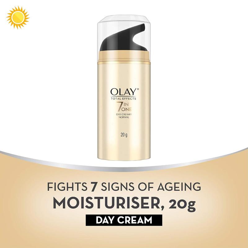 Olay Total Effects Day Cream, Fights 7 Signs of Ageing With Niacimide & Green Tea Extracts, 20g Buy at Indicrest Image 5