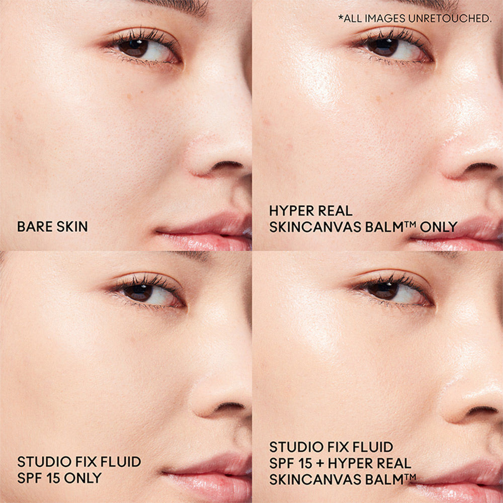 M.A.C Mini Hyper Real Skincanvas Balm Moisturizer With Niacinamide, Hyaluronic Acid & Ceramide, 15ml
