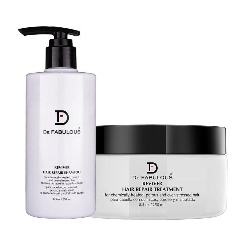De Fabulous Reviver Hair Repair Shampoo + Treatment, 2 PCs, Buy from Indicrest