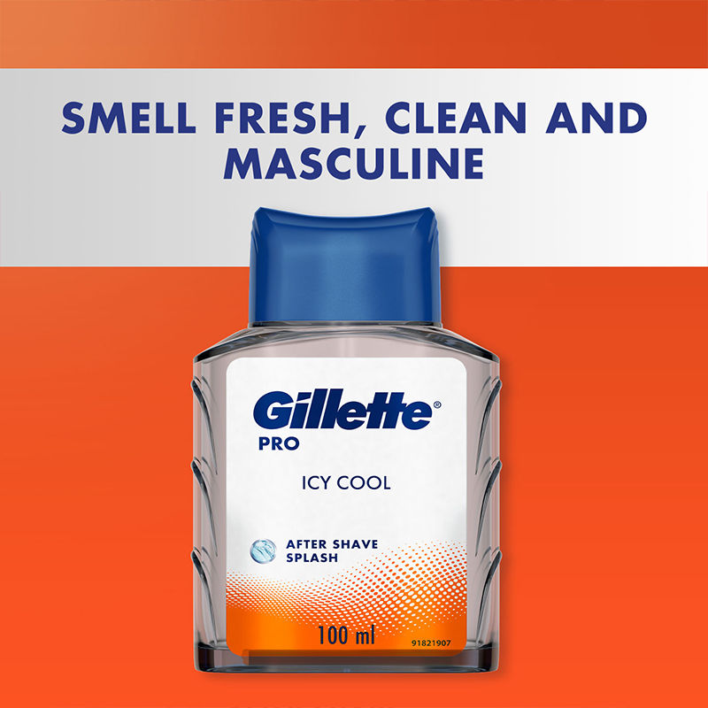 Gillette Pro After Shave Splash Icy Cool, 100ml Buy at Indicrest Image 5