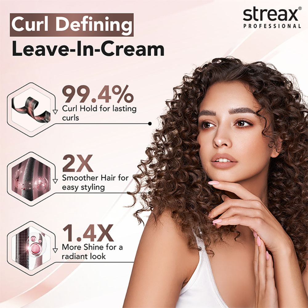 Streax Professional Curl Defining Cream, 150g Buy at Indicrest Image 2