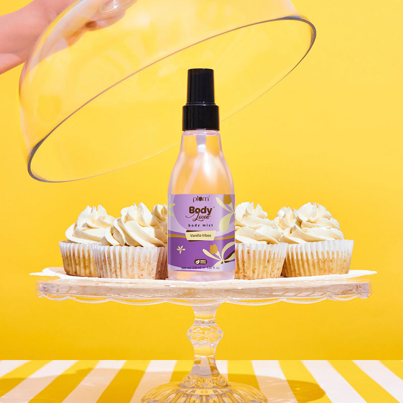 Plum Vanilla Vibes Body Mist by Plum BodyLovin' | Long Lasting | Travel-Friendly | Warm Vanilla Fragrance | Perfume Body Spray, 150ml Buy at Indicrest
