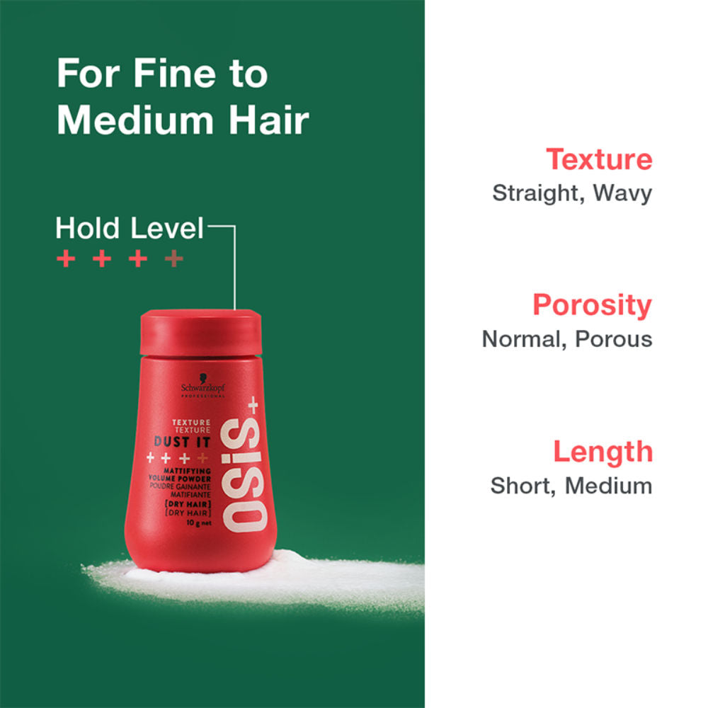 Schwarzkopf Professional OSiS+ Dust It I Volumising & Mattifying Vegan Powder, 10g Buy at Indicrest Image 6