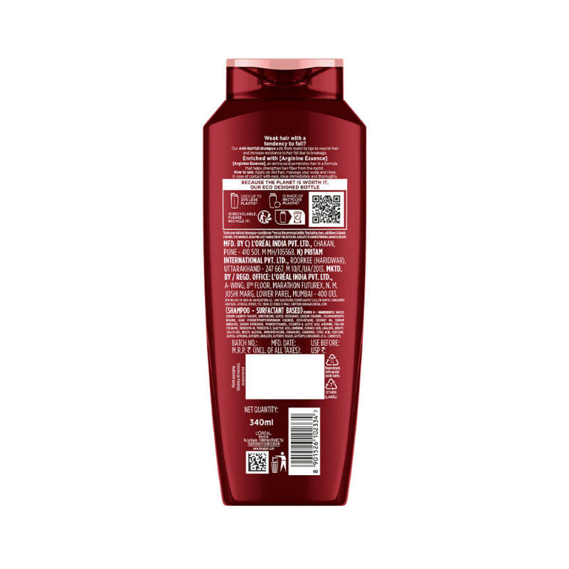 L'Oreal Paris Fall Resist 3x Shampoo, 340ml Buy at Indicrest Image 9