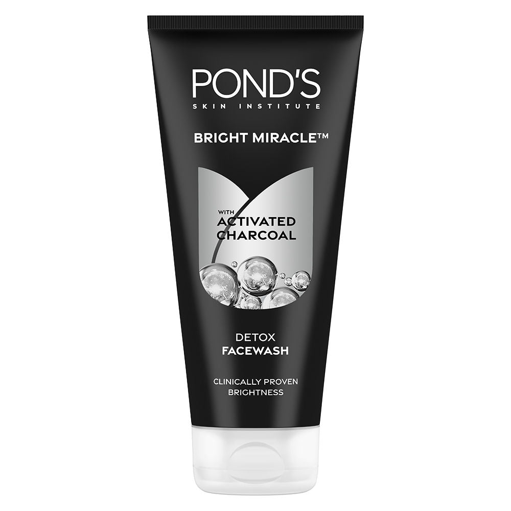 Pond’s Bright Miracle Detox Facewash with 10X Power of Charcoal, 200g Buy at Indicrest