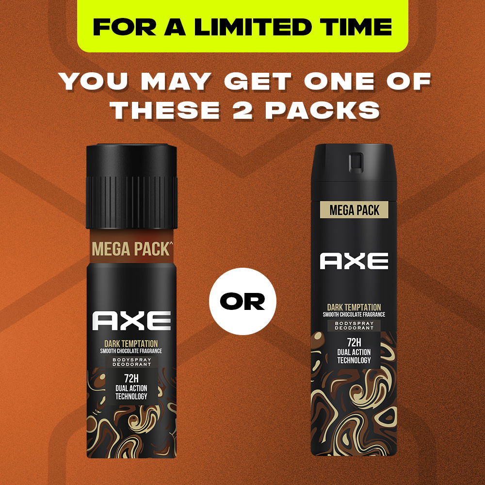 Axe Dark Temptation Long Lasting Deodorant Bodyspray, 215ml Buy at Indicrest Image 8