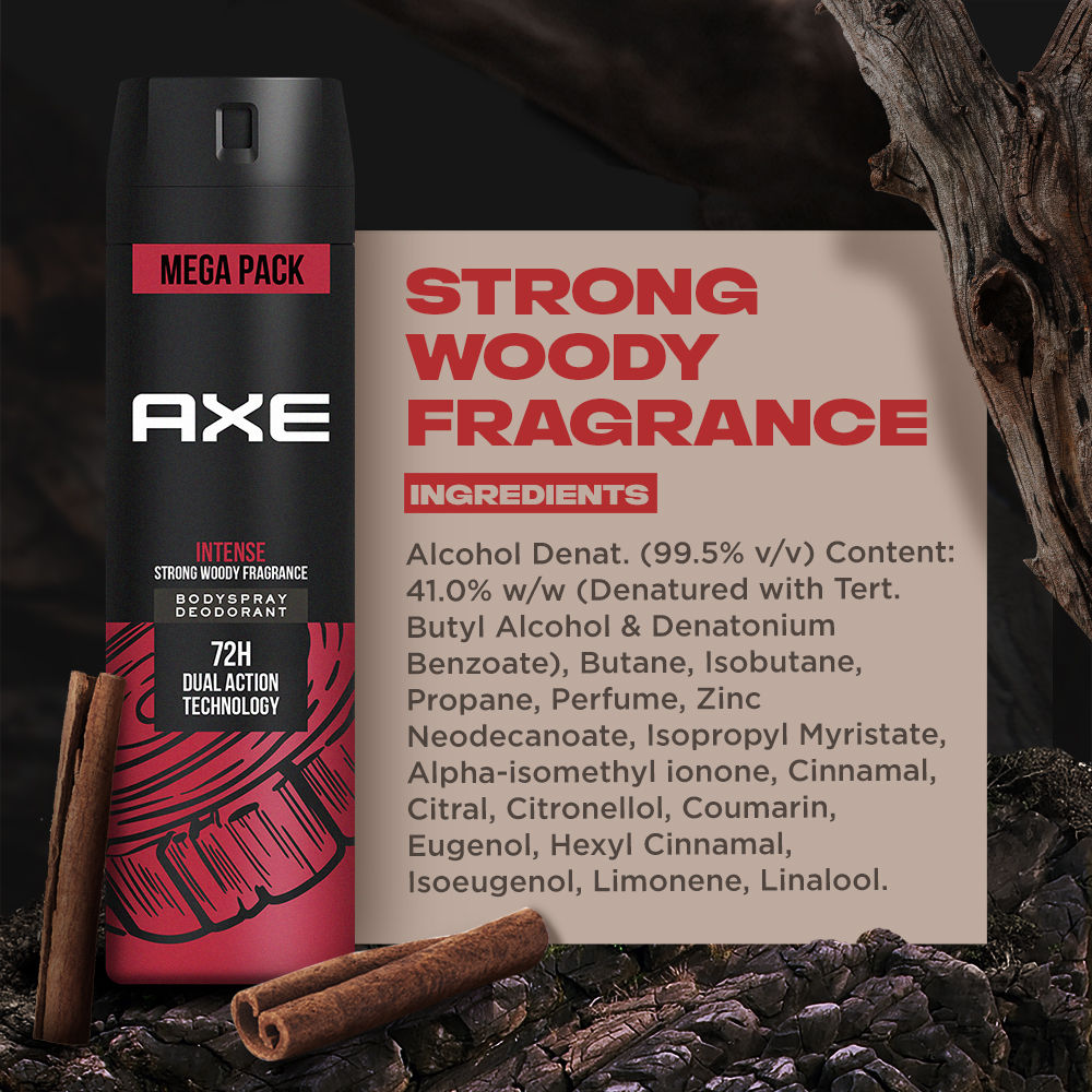 Axe Intense Long Lasting Deodorant Bodyspray For Men, 215ml Buy at Indicrest Image 4