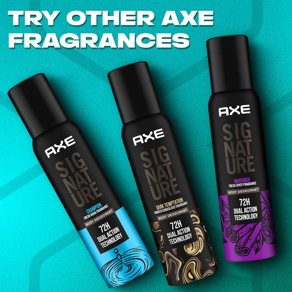 Axe Sigture Mysterious Long Lasting No Gas Body Deodorant For Men, 154ml Buy at Indicrest Image 7