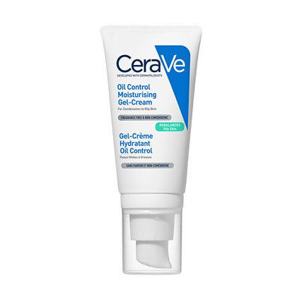 CeraVe Oil Control Moisturising Gel-Cream Lightweight Face Moisturiser for Oily Skin, 52ml