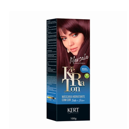 Kert Keraton Shine Bath Marsala, 100g – Professional Colour-Enhancing Hair Treatment for Vibrant Shine