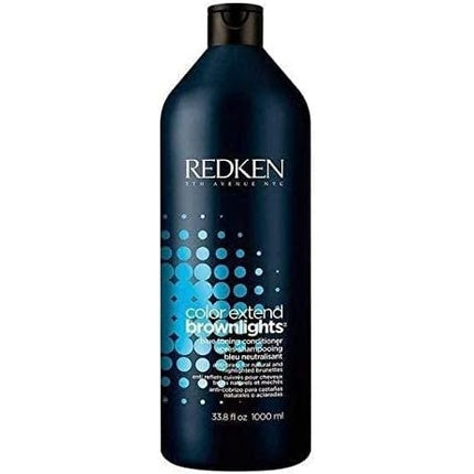 Redken Color Extend Brownlights Blue Toning Conditioner for Brunette Hair, 1000ml