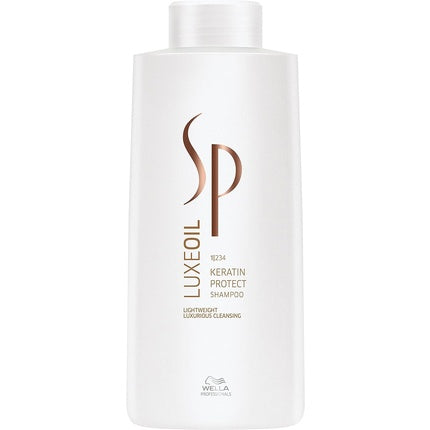 Wella System Professional LuxeOil Keratin Protect Shampoo 1L Professional Nourishing Shampoo