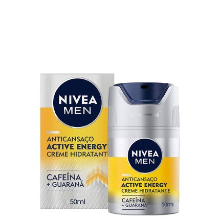 Nivea MEN Skin Energy Moisturizing Face Cream, 50ml | Daily Hydrating Face Cream for Men