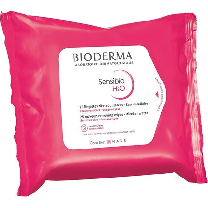Bioderma Sensibio H2O Micellar Make-Up Removing Wipes 25 Sheets