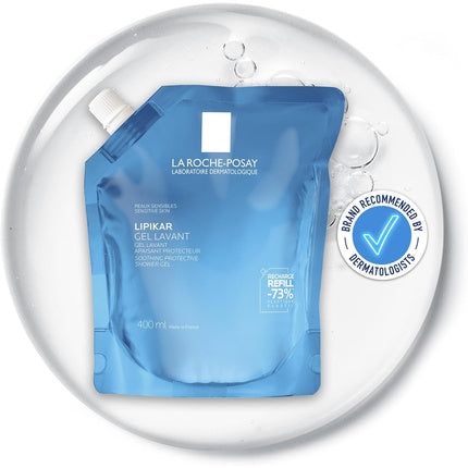 La Roche-Posay Lipikar Gel Lavant Gentle Cleansing Gel for Face & Body, 400ml
