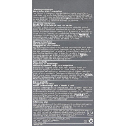 Clinique For Men Oil Control Exfoliating Tonic, 200ml - Daily Exfoliating Toner for Oily Skin