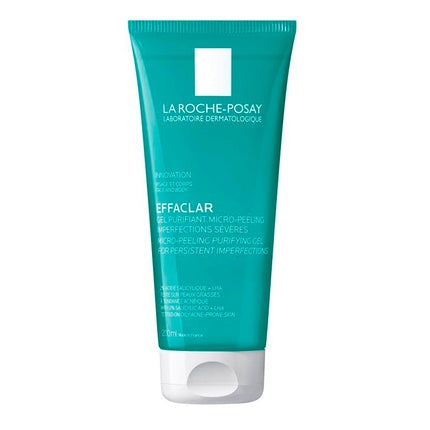 La Roche-Posay Effaclar Micro-Peeling Purifying Gel, 200ml Exfoliating Cleanser for Oily & Acne-Prone Skin