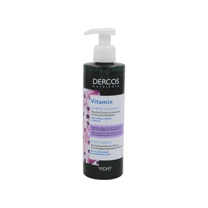 Vichy Dercos Nutrients Vitamin Shampoo for Dull & Lifeless Hair, 250ml