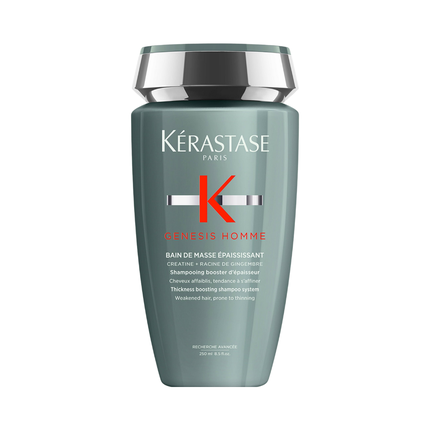 Kerastase Genesis Homme Bain de Masse Thickening Shampoo, 250ml | Professional Hair Care for Men