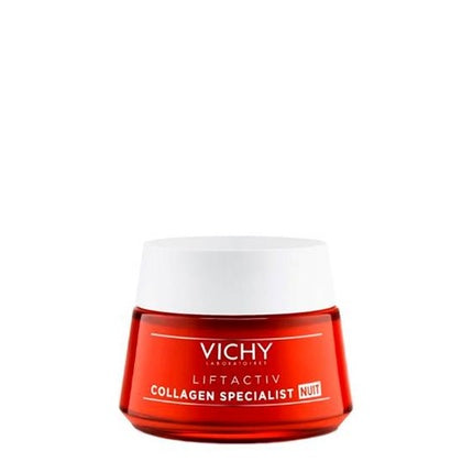 Vichy Liftactiv Collagen Specialist Night Cream, 50ml – Hydrating Overnight Face Cream for Firmer-Looking Skin