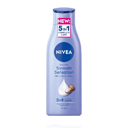 Nivea Smooth Sensation Body Lotion, 250ml Moisturizing Body Lotion for Dry Skin