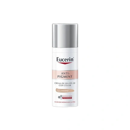 Eucerin Anti-Pigment Day Cream Tinted SPF 30, 50ml - Daily Moisturiser with Thiamidol & UVA/UVB Protection