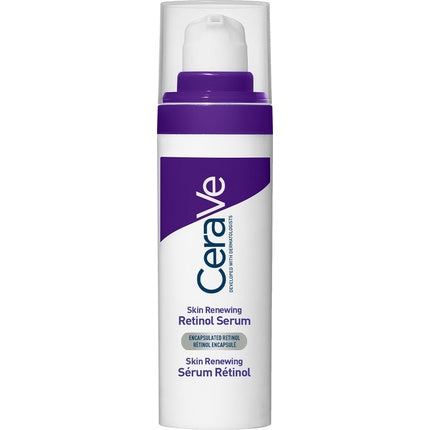 CeraVe Skin Renewing Retinol Serum, 30ml | Retinol Face Serum for Smoother-Looking Skin