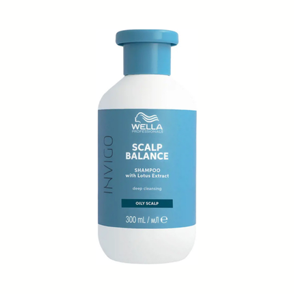 Wella Professionals Invigo Scalp Balance Deep Cleansing Shampoo, 300ml for Oily Scalp