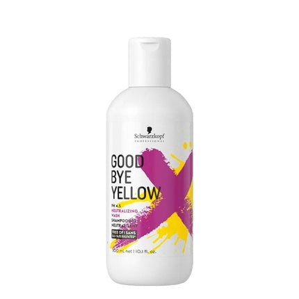 Schwarzkopf Professional Goodbye Yellow Neutralizing Shampoo for Blonde, Highlighted & Grey Hair, 300ml