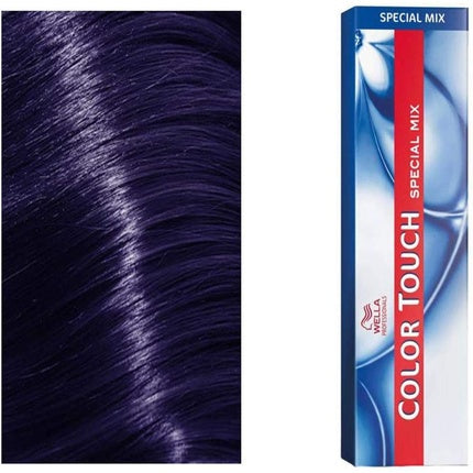 Wella Professionals Color Touch Special Mix 0/88 Intense Blue Hair Color, 60ml | Demi-Permanent Hair Color Booster