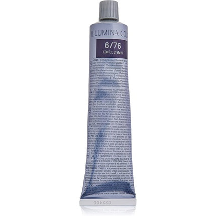 Wella Professionals Illumina Color 6/76 Dark Blonde Violet Brown Permanent Hair Color, 60ml
