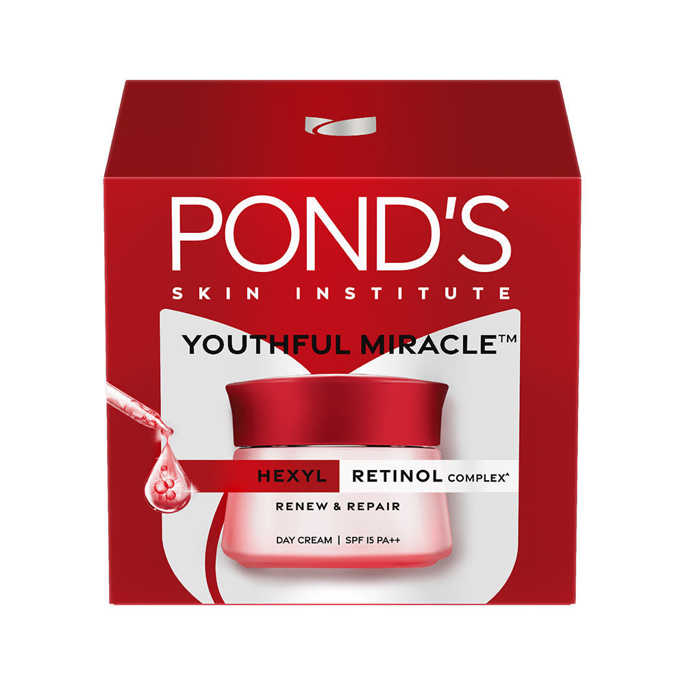 Pond’s Age Miracle Anti Aging Day Cream With 10% Retinol-C Niacinamide & Collagen B3 Complex SPF 15 PA++, 50g Buy at Indicrest Image 2