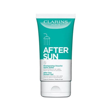 Clarins After Sun Shower Gel for Body & Hair, 150ml - Gentle Cleansing Gel for After-Sun Care