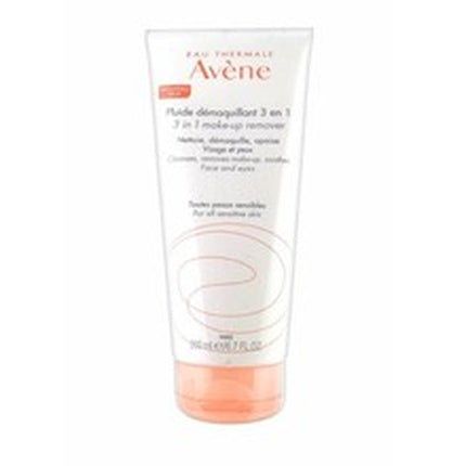 Avène Thermal Spring Water 3-in-1 Cleansing Fluid for Face & Eyes, 200ml Makeup Remover and Facial Cleanser