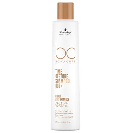 Schwarzkopf Professional BC Bonacure Time Restore Gentle Cleansing Shampoo for Mature Hair, 250ml
