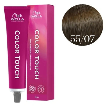 Wella Color Touch Plus 55/07 Demi-Permanent Hair Color, 60ml