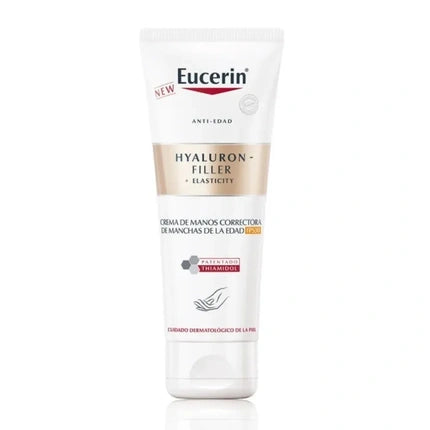 Eucerin Hyaluron-Filler + Elasticity Hand Cream SPF 30, 75ml Anti-Ageing Hand Cream with Hyaluronic Acid & UV Protection