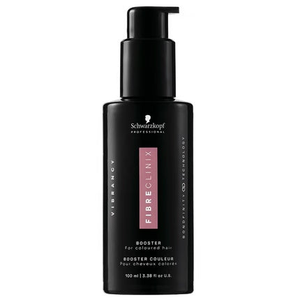Schwarzkopf Professional Fibre Clinix Vibrancy Booster for Coloured Hair, 100ml Professional Hair Treatment Booster