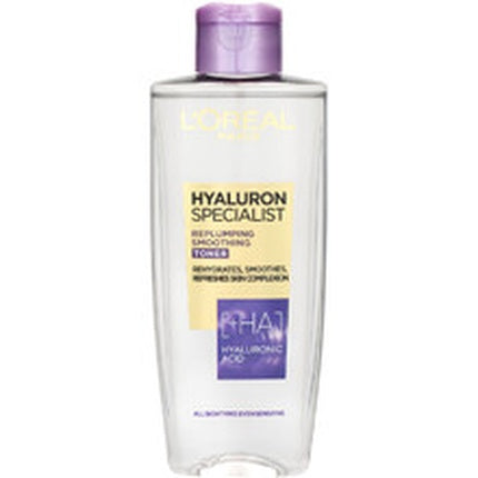 L'Oréal Paris Hyaluron Specialist Replumping Smoothing Toner, 200ml Hydrating Facial Toner