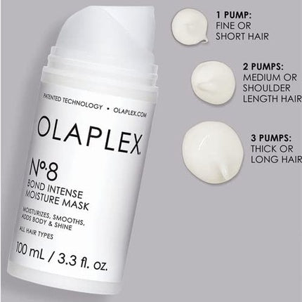 Olaplex No.8 Bond Intense Moisture Mask, 100ml – Deep Conditioning Hair Mask for Dry & Damaged Hair