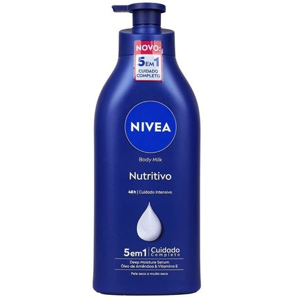 Nivea Nutritive Body Milk, 500ml | Deep Moisturizing Body Lotion for Dry Skin
